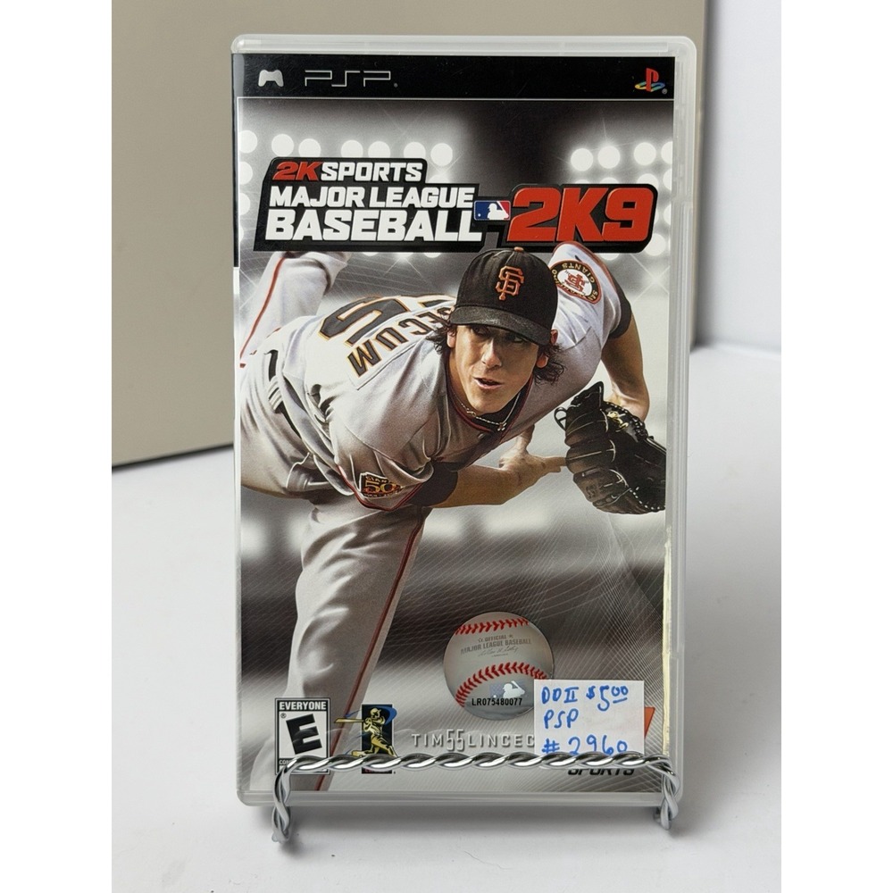 Major League Baseball 2K9 PLAYSTATION PORTABLE PSP Sports Complete With Manual